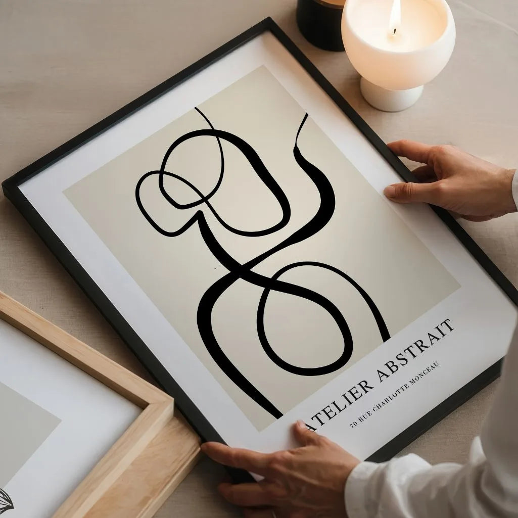 Póster – Línea abstracta