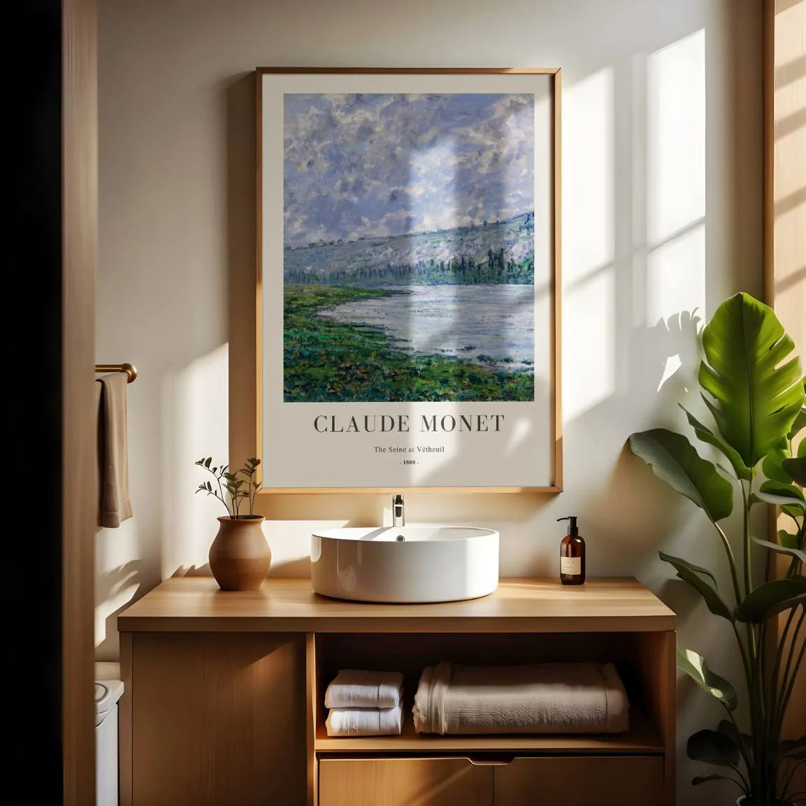 Póster Claude Monet – El Sena en Vétheuil