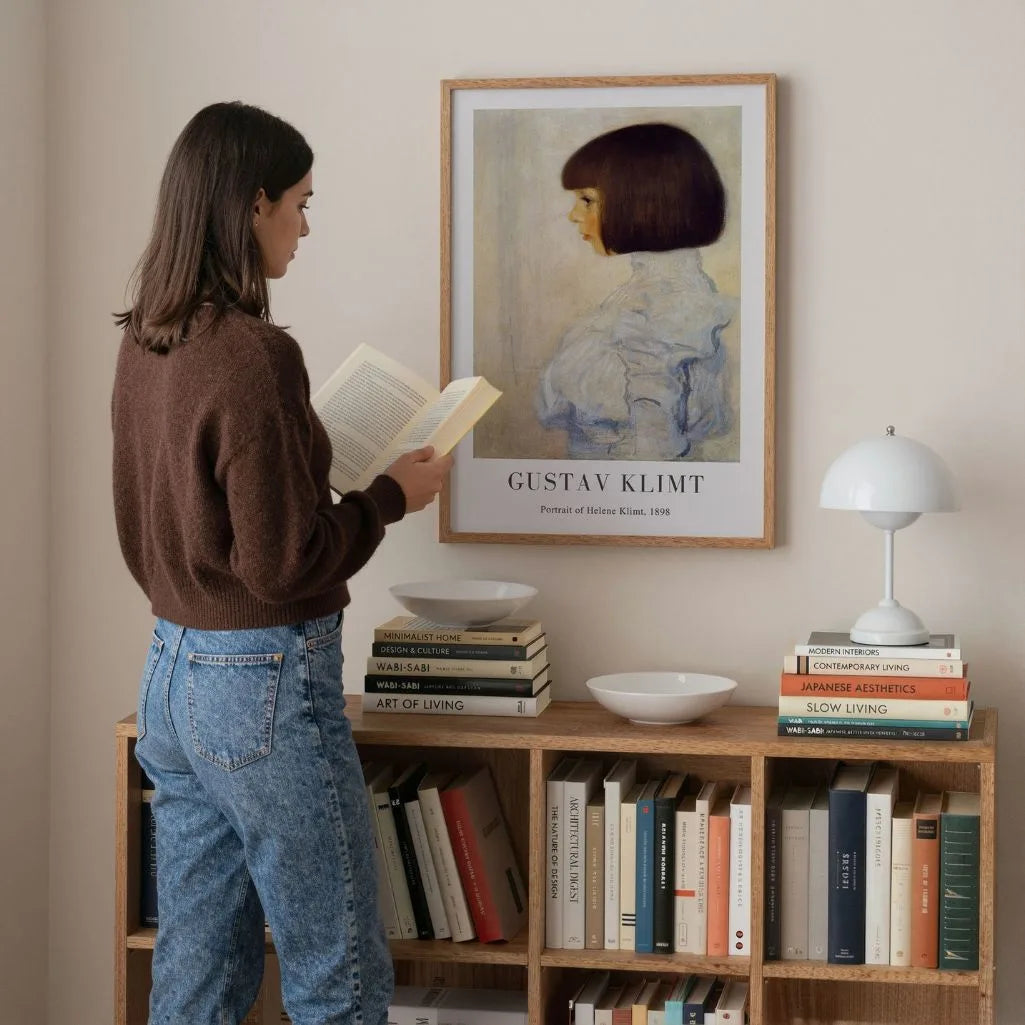 Gustav Klimt – Retrato de Helene Klimt Póster