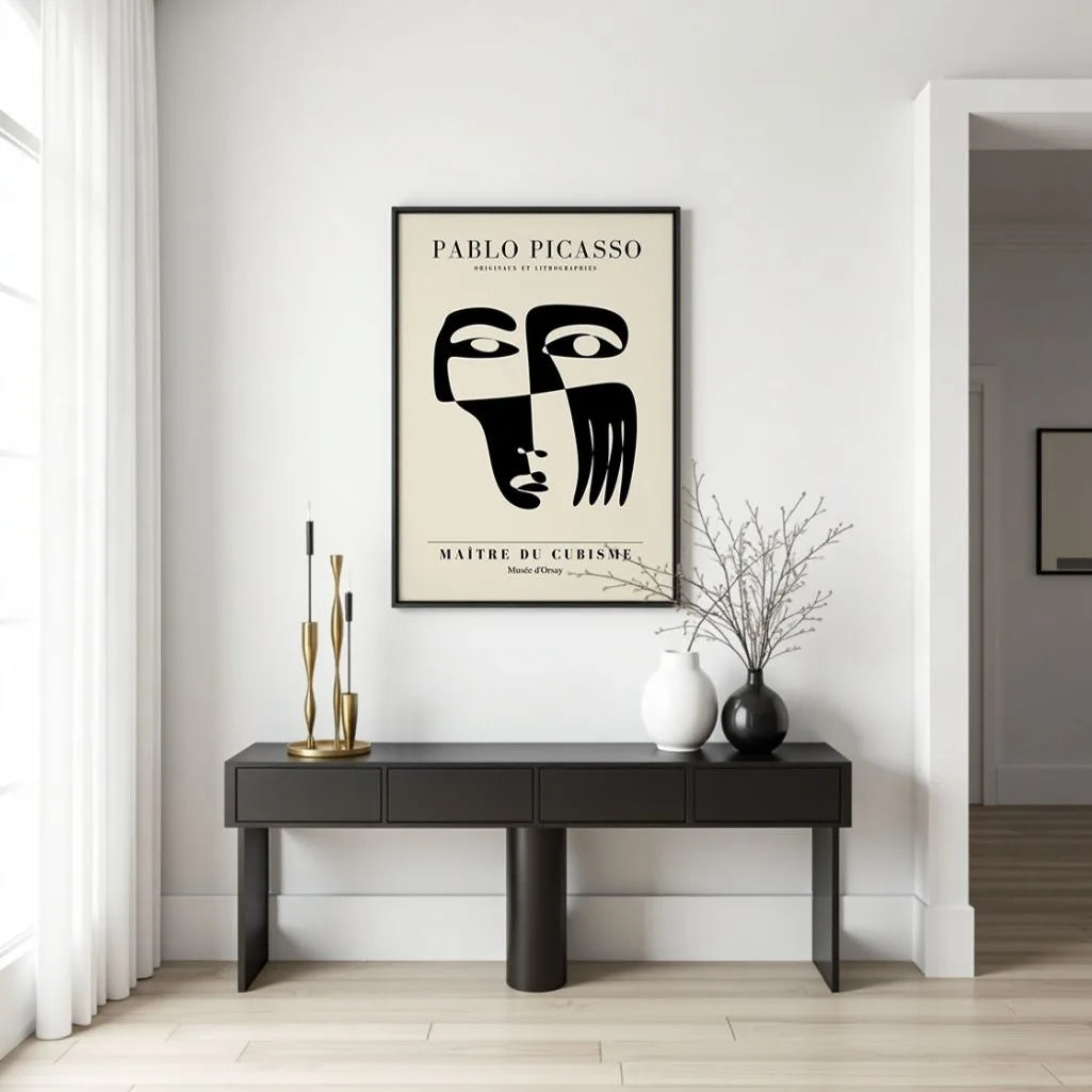 Póster inspirado en Pablo Picasso – Dualidad de la forma