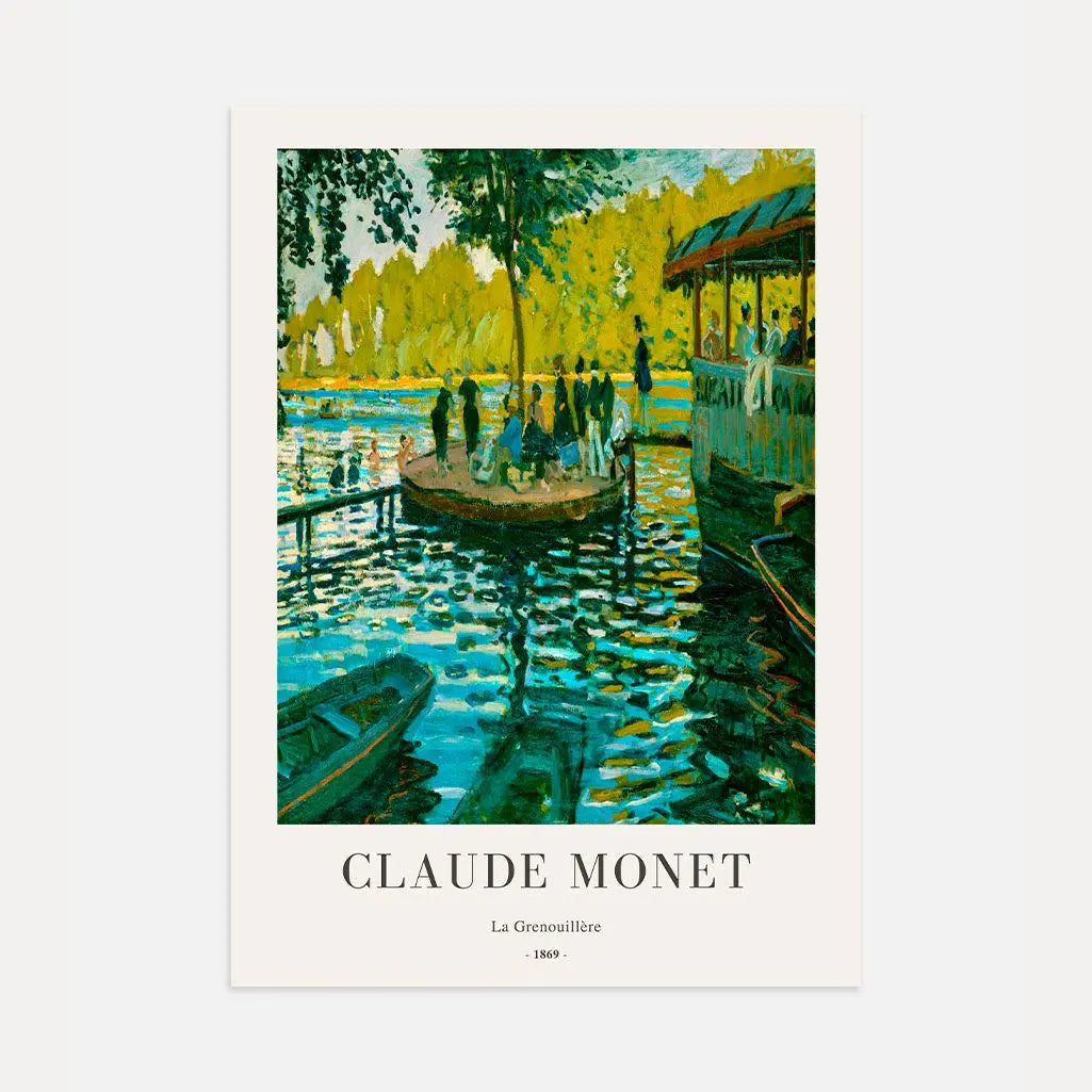 Claude Monet – El estanque de las ranas Póster