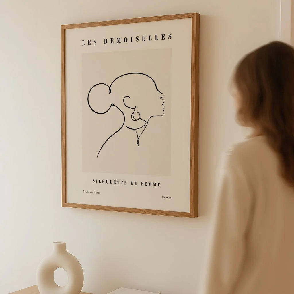 Póster – Perfil femenino