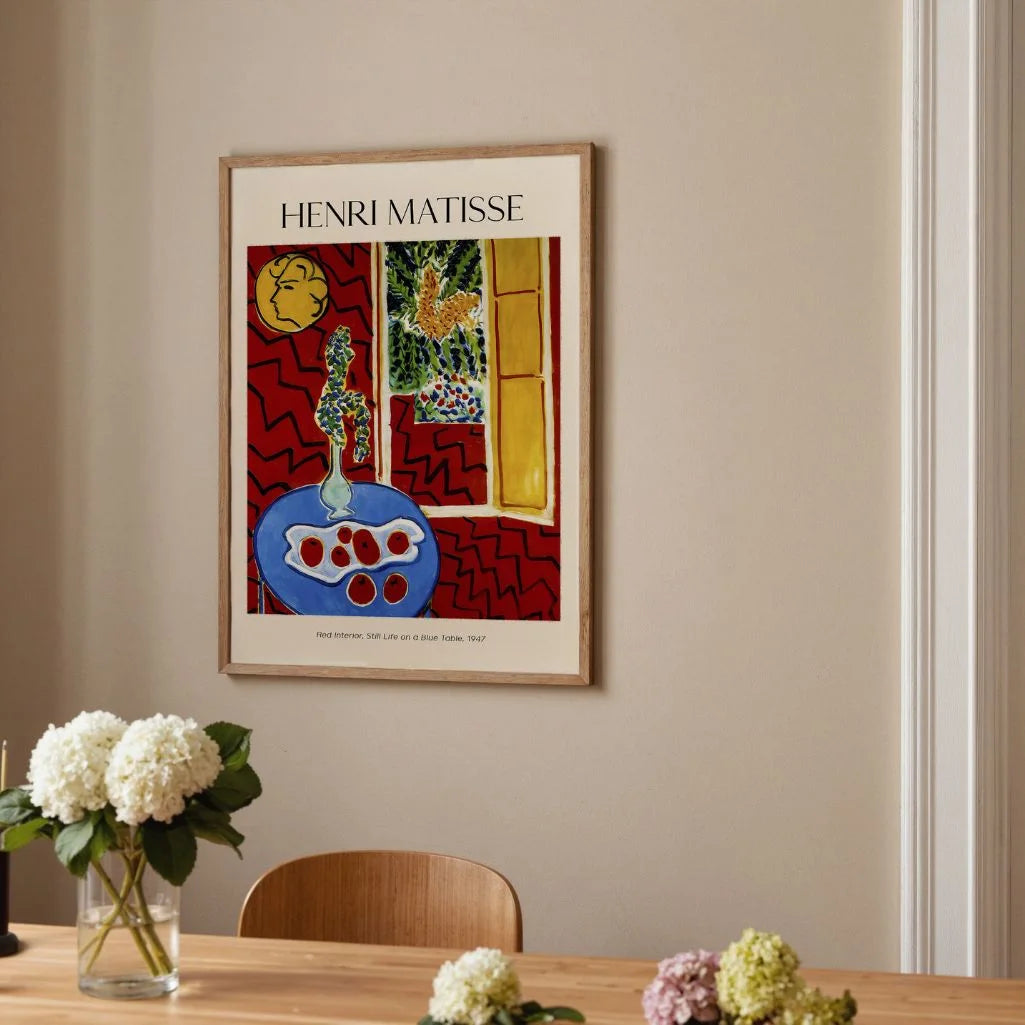 Henri Matisse Póster – Interior rojo