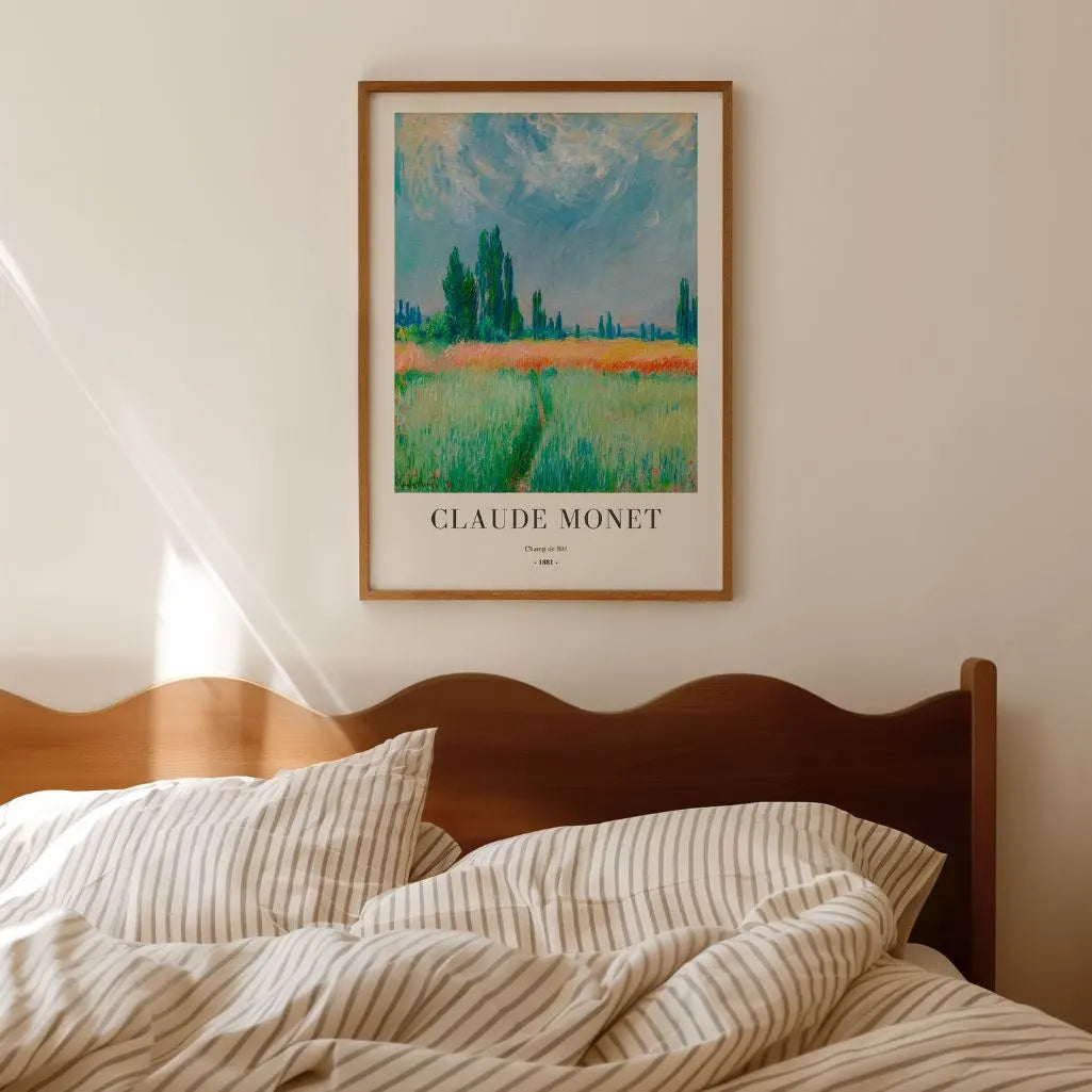 Claude Monet – Campo de trigo Póster