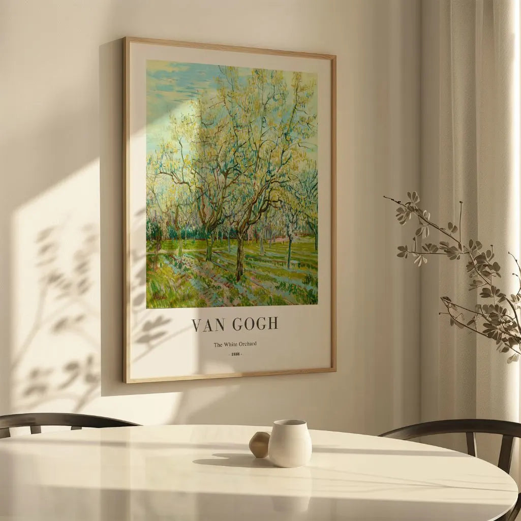 Póster Vincent van Gogh – El huerto blanco
