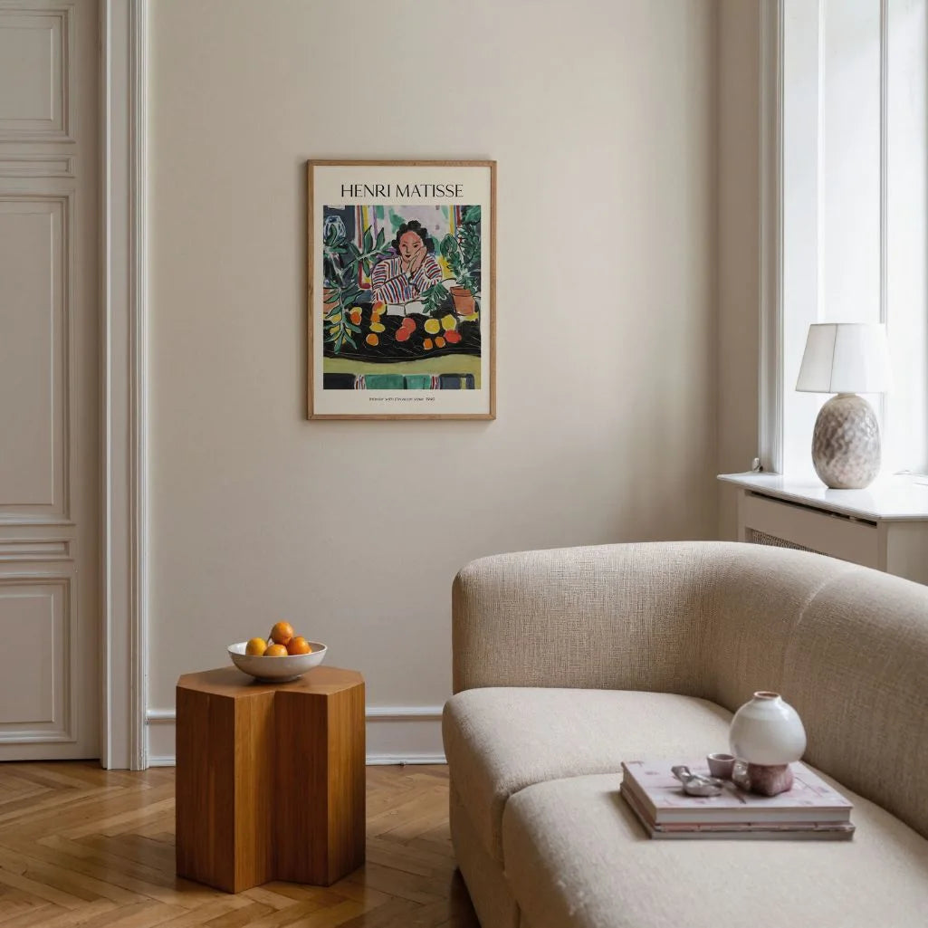 Henri Matisse Póster – Interior con vaso etrusco