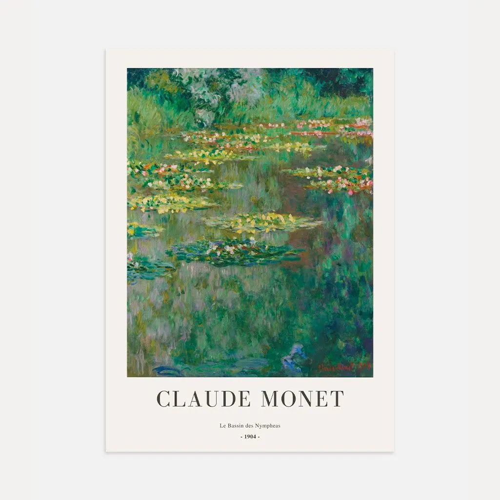 Claude Monet – El estanque de nenúfares Póster