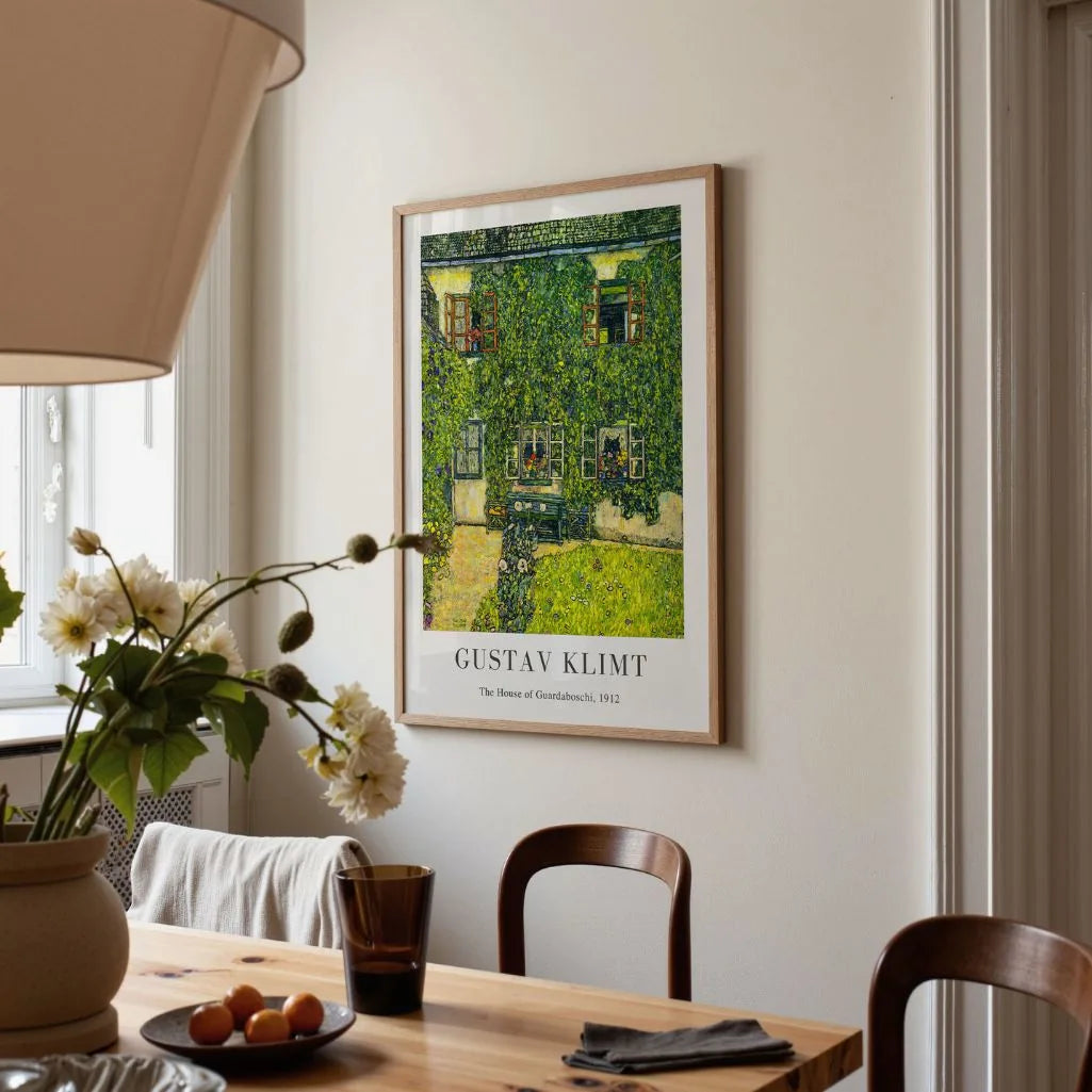 Gustav Klimt Póster – Casa de Guardaboschi