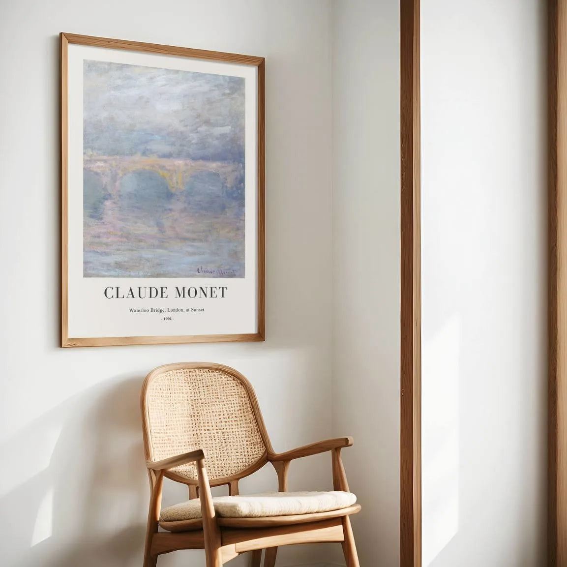 Monet Póster Atardecer