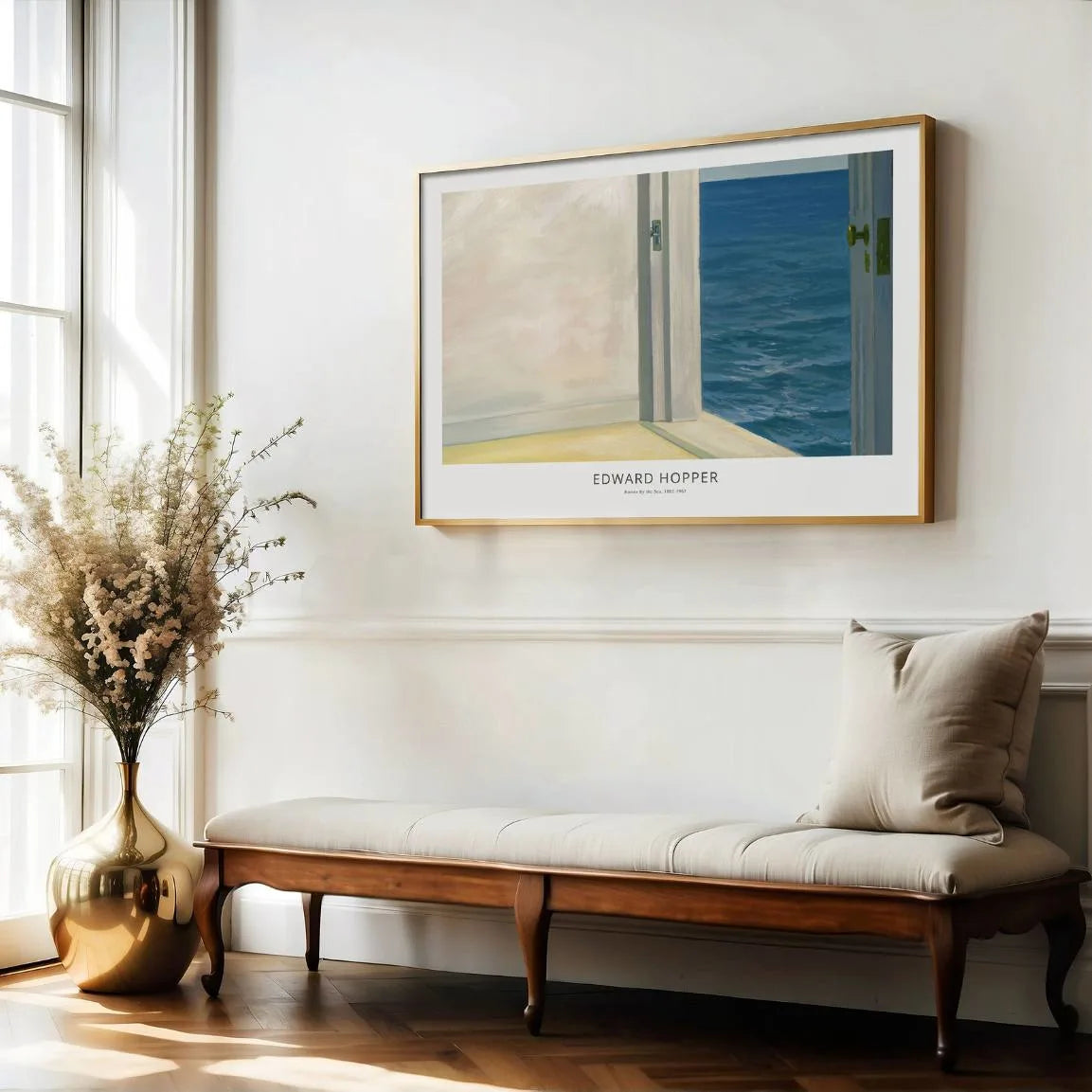 Póster Edward Hopper – Habitaciones junto al mar