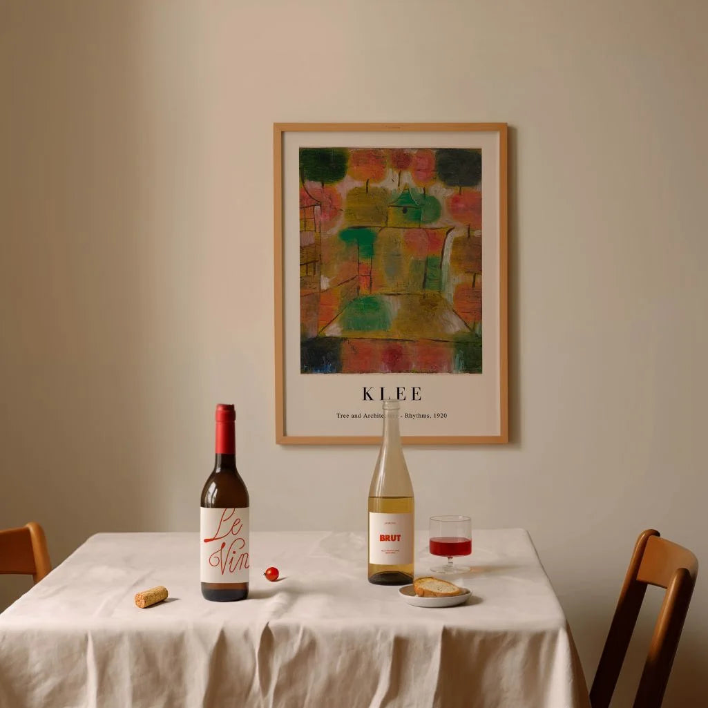 Paul Klee Póster – Árbol y ritmos arquitectónicos