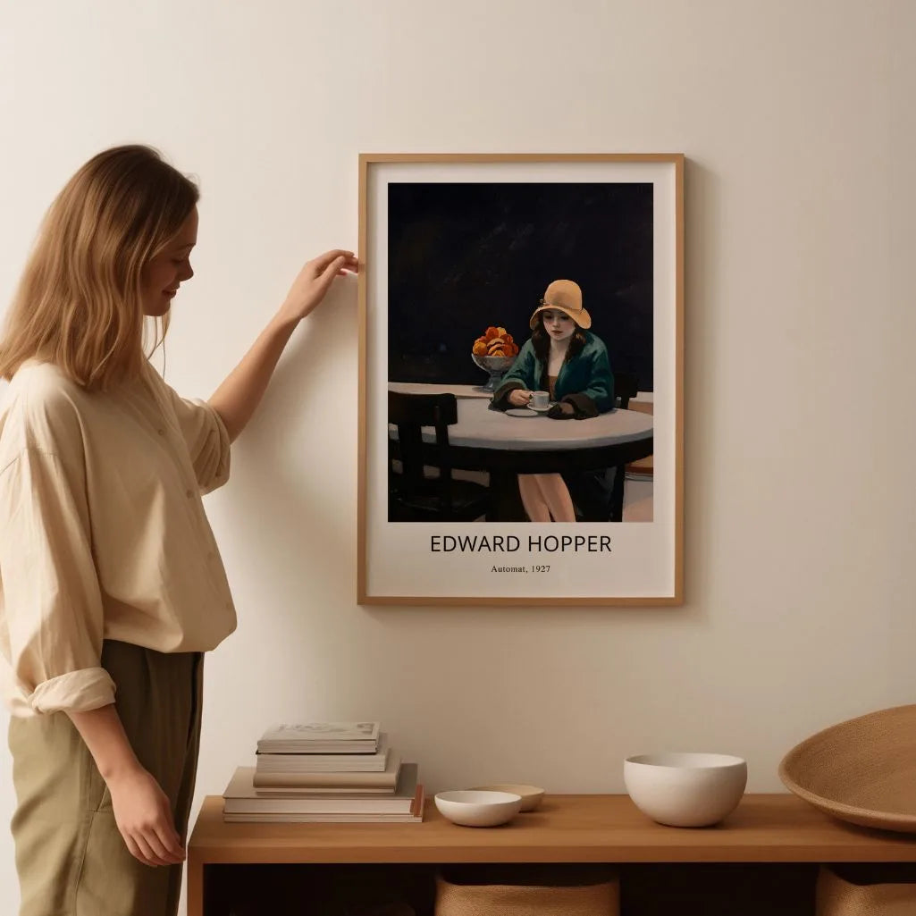 Póster Edward Hopper – Autómata 1927