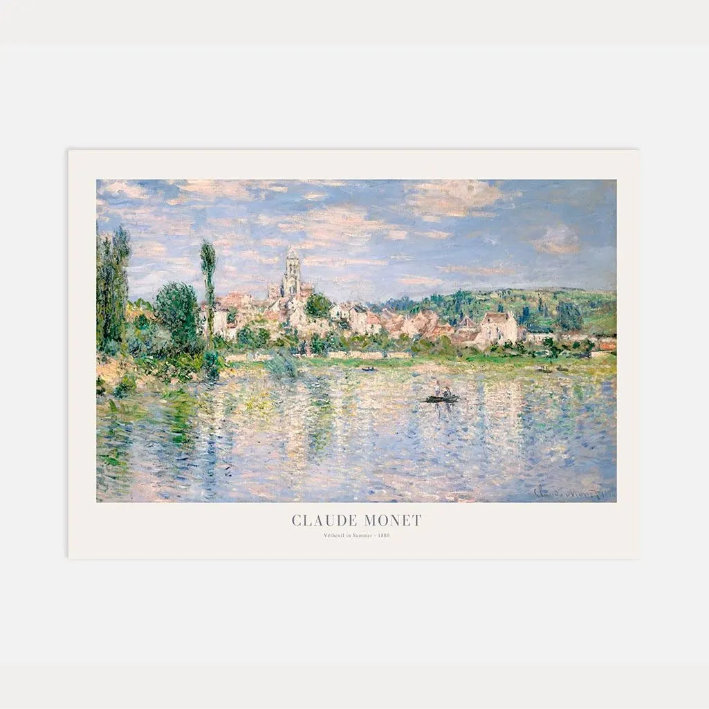 Claude Monet – Vétheuil en verano Póster