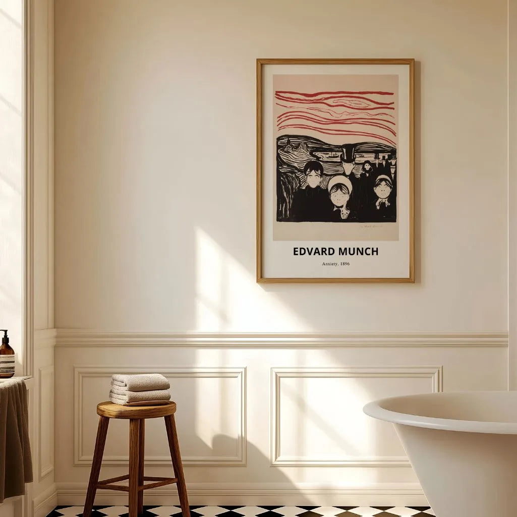 Póster Edvard Munch – Ansiedad