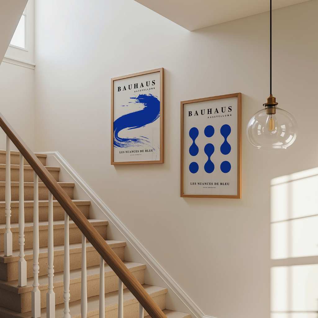 Bauhaus Azul – Set de 2 pósteres