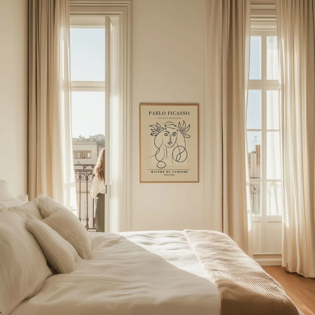 Póster inspirado en Pablo Picasso – Diosa lineal