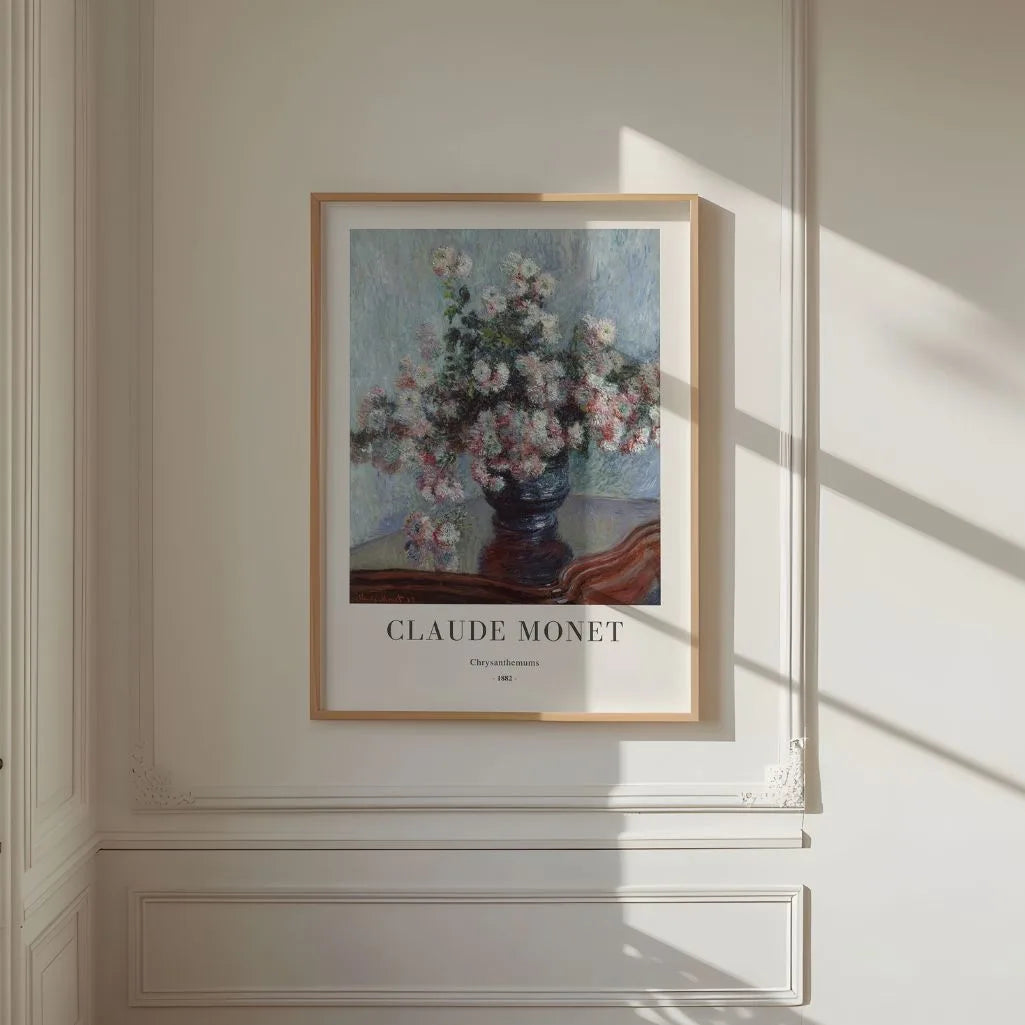 Claude Monet – Crisantemos Póster
