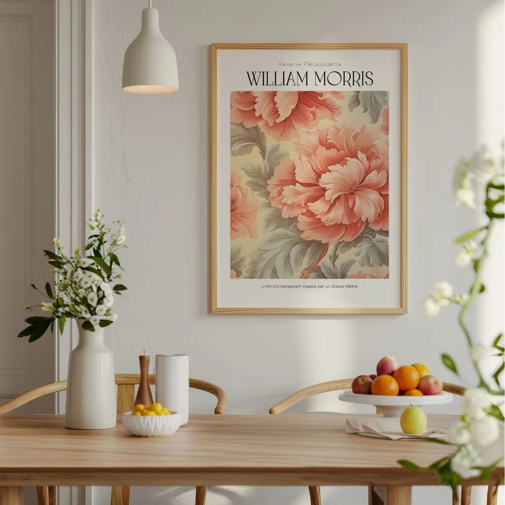Póster – Flores Melocotón