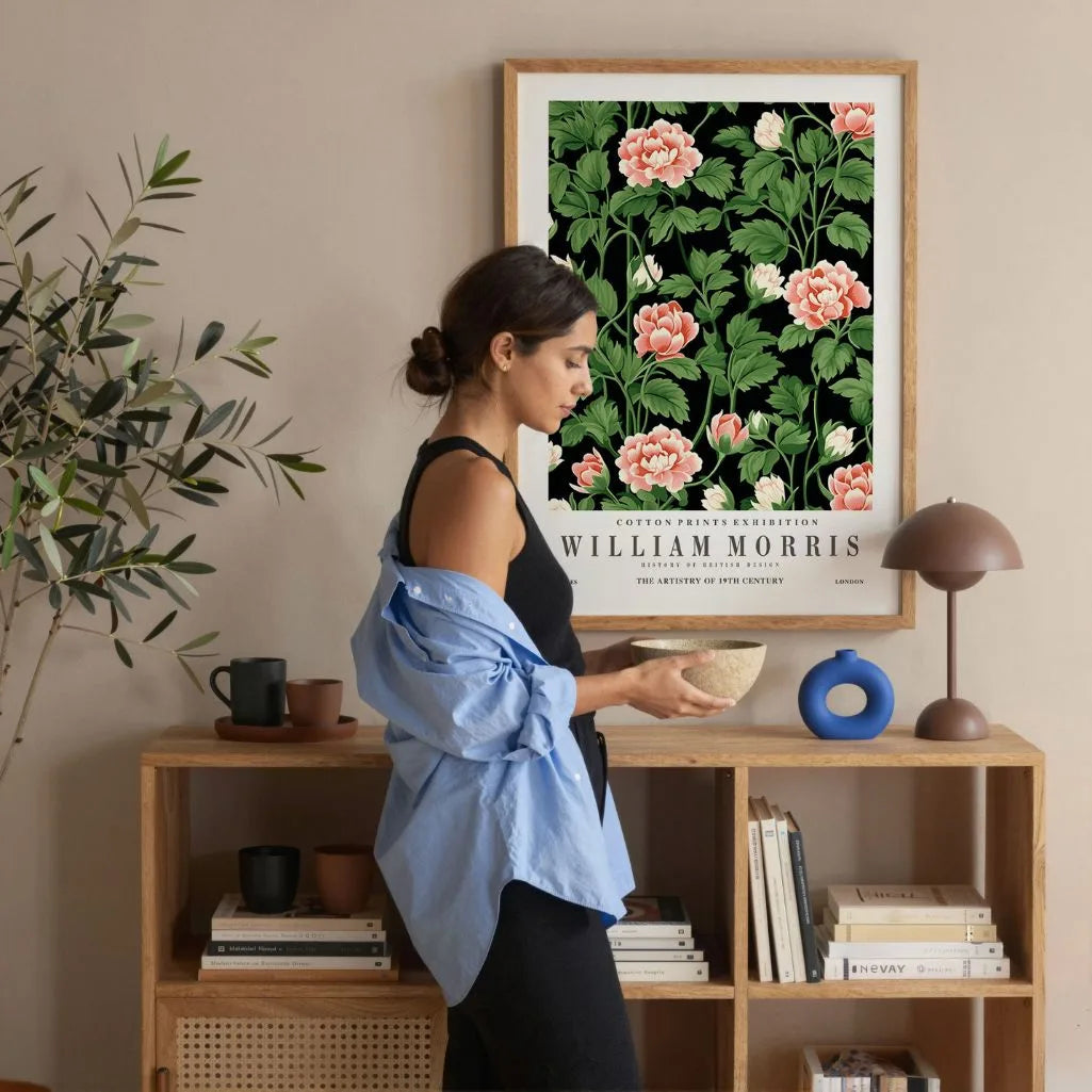 Póster – Flores Rosadas