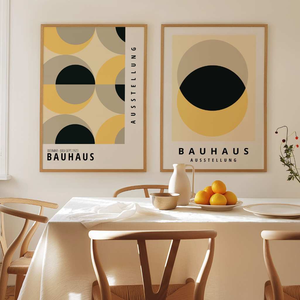 Bauhaus Amarillo – Set de 2 pósteres