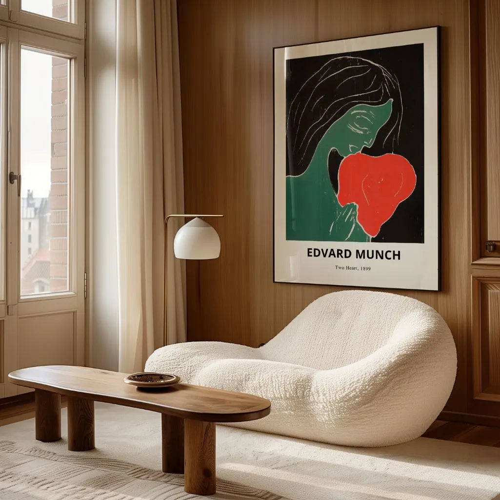 Póster Edvard Munch – Dos corazones