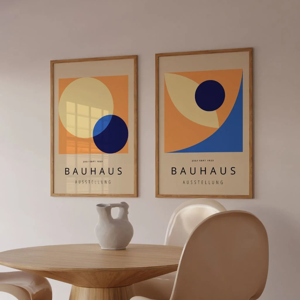 Círculos Bauhaus – Set de 2 pósteres