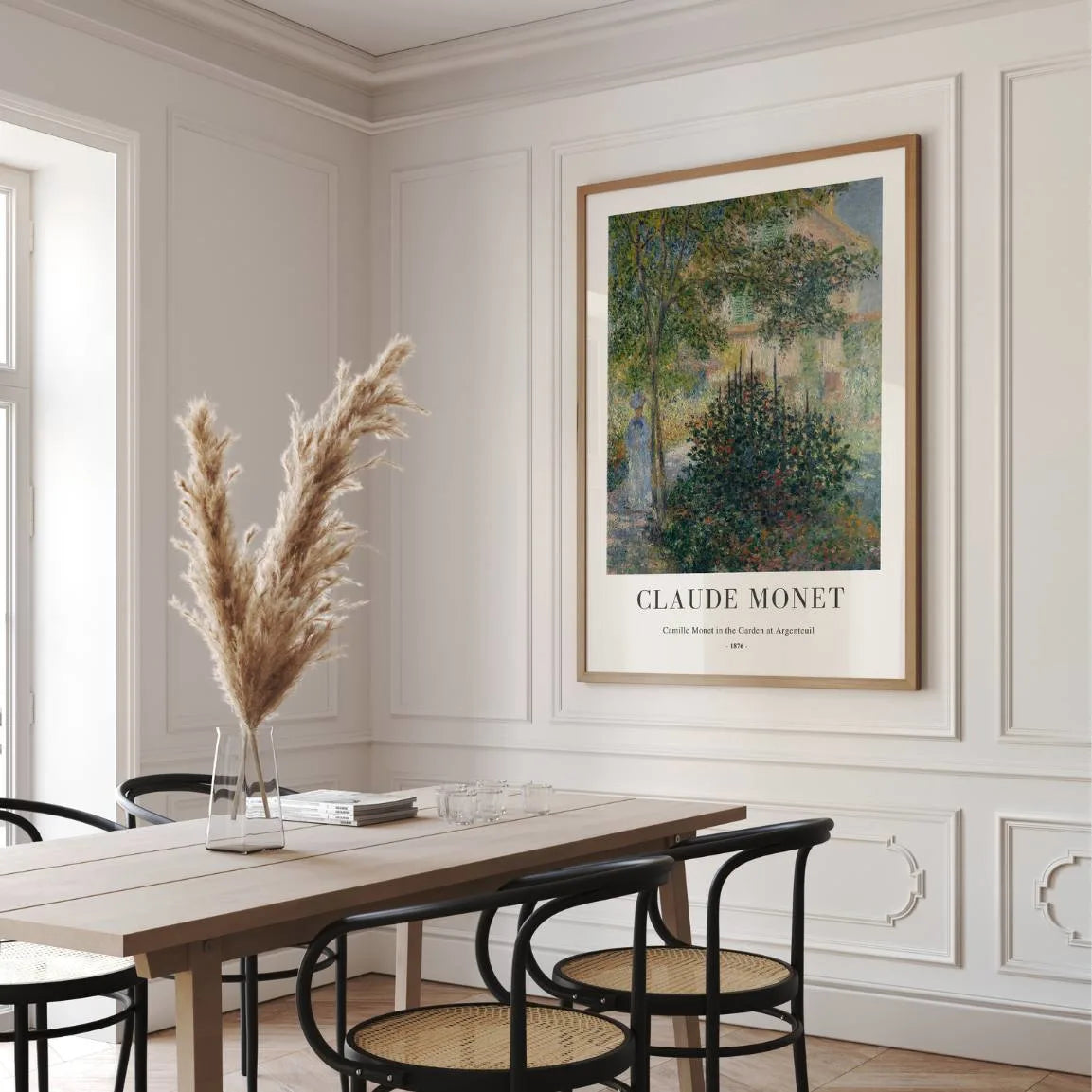 Póster Claude Monet – Camille en el jardín