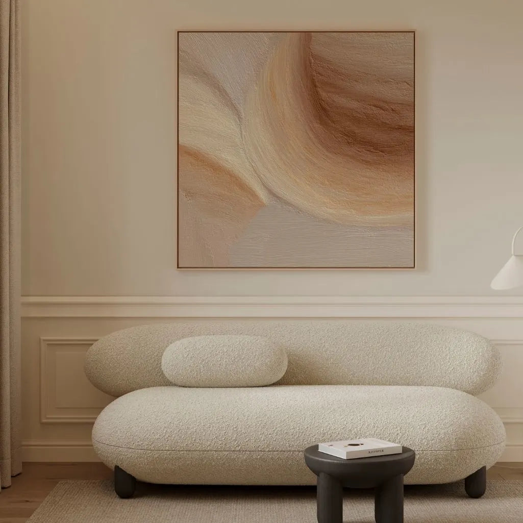 Lienzo enmarcado – Abstracto orgánico
