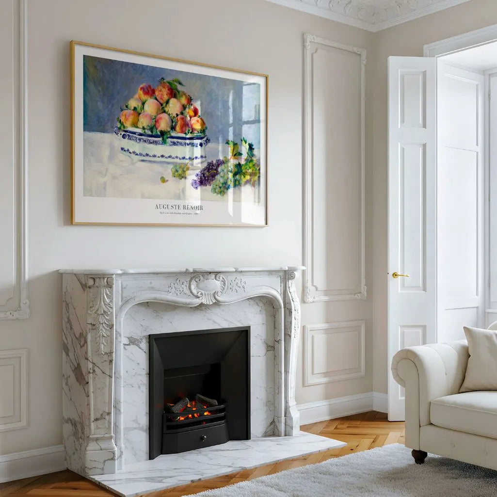 Auguste Renoir Peaches and Grapes Poster