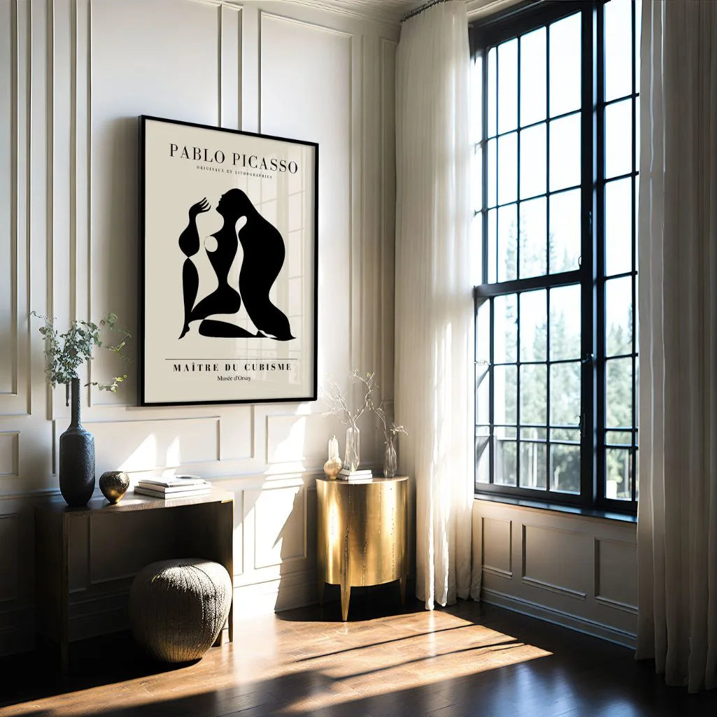 Póster inspirado en Pablo Picasso – Forma negra