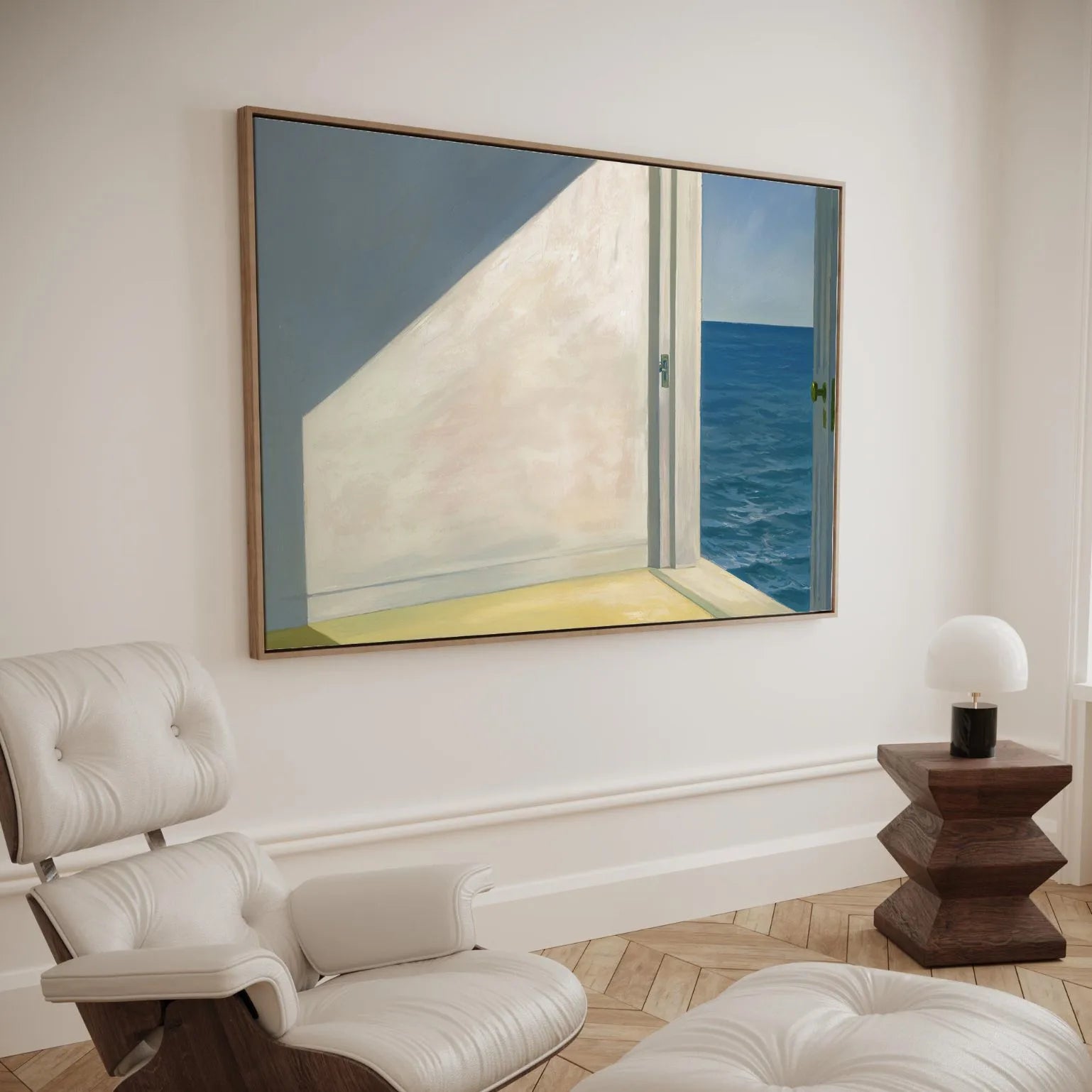 Lienzo enmarcado Habitaciones junto al mar