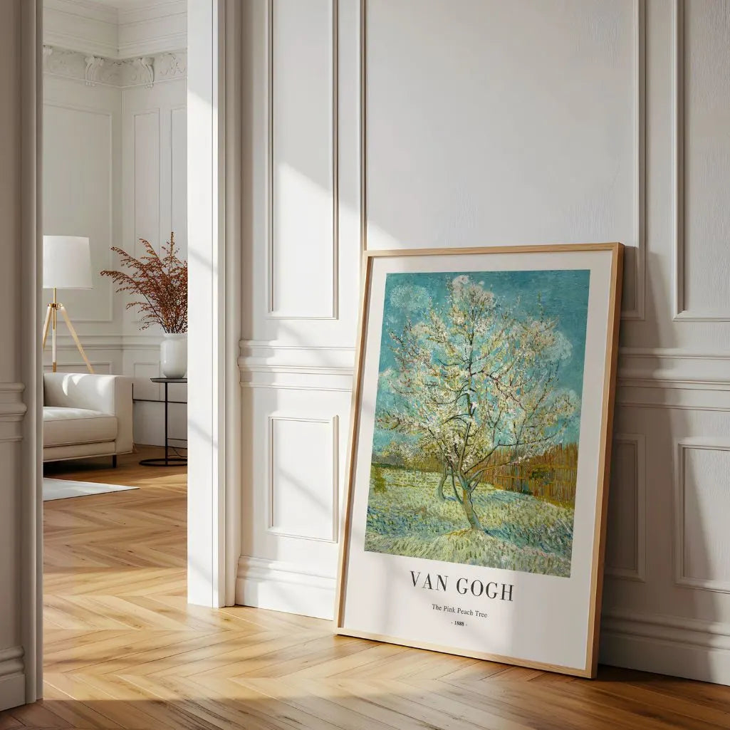 Póster Vincent van Gogh – El Melocotonero rosa