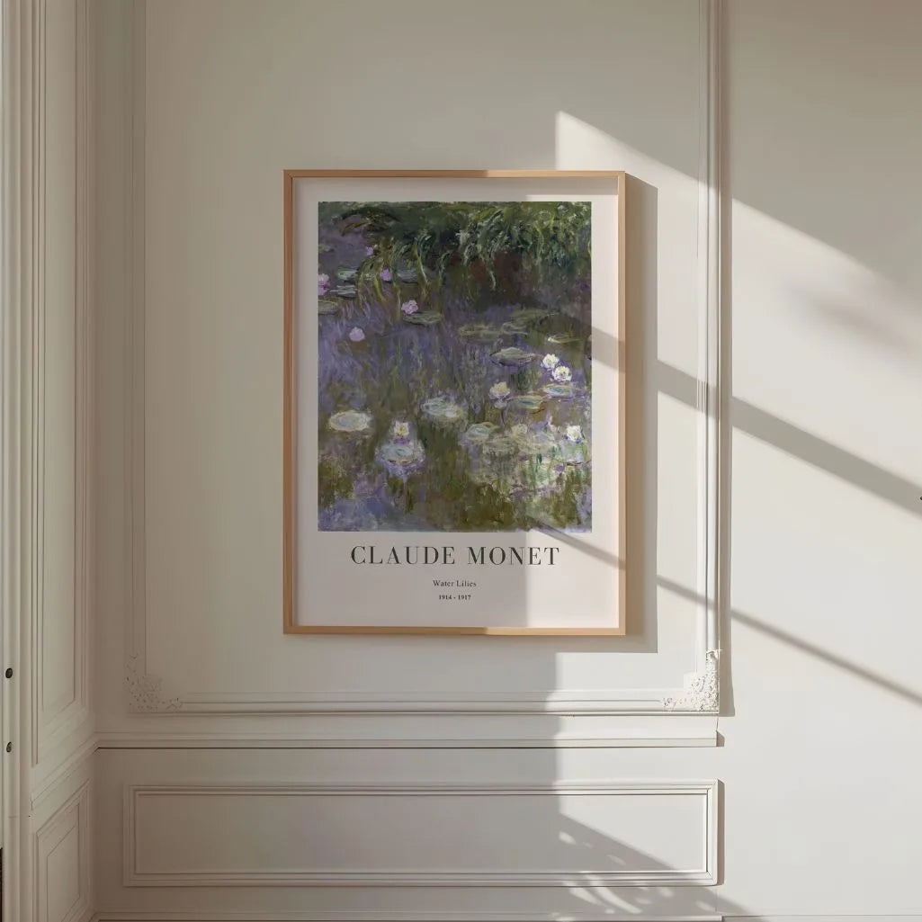 Claude Monet – Nenúfares en el estanque Póster
