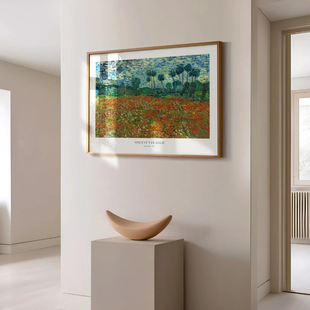 Vincent van Gogh – Campo de amapolas Póster