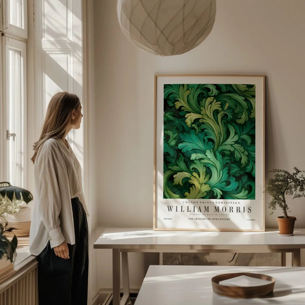 Póster – Ornamento Botánico Verde