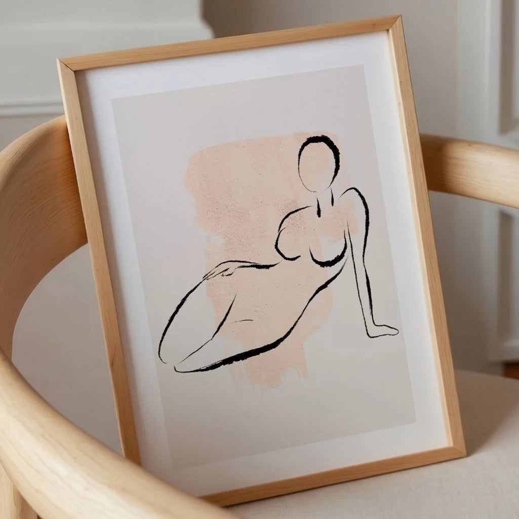 Póster – Forma femenina en línea