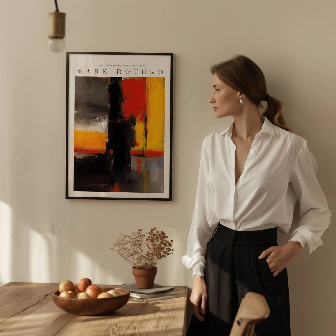 Rothko Póster Ardiente