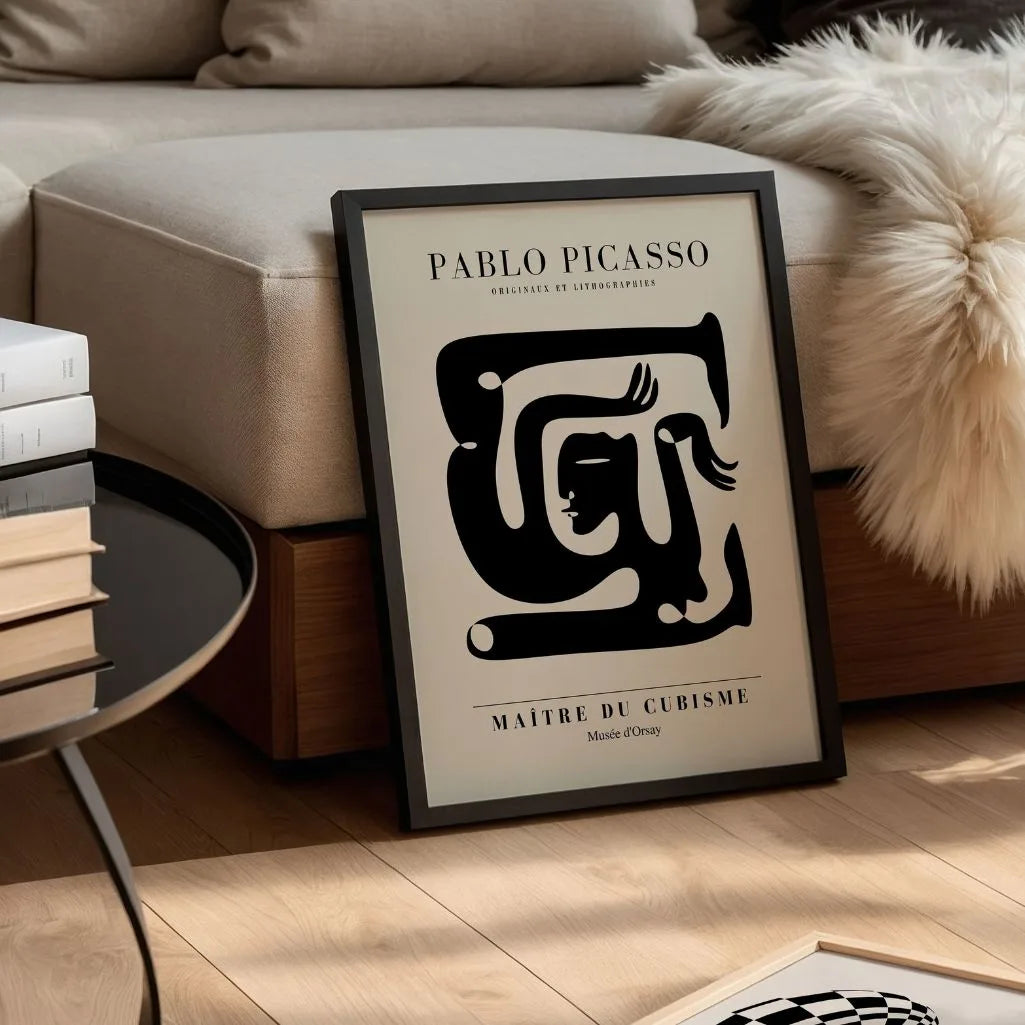Póster inspirado en Pablo Picasso – Figura en movimiento