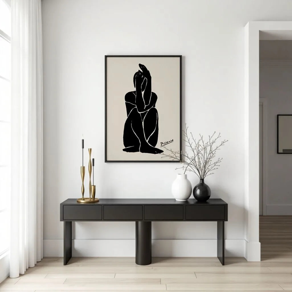 Póster inspirado en Pablo Picasso – Silencio de la forma