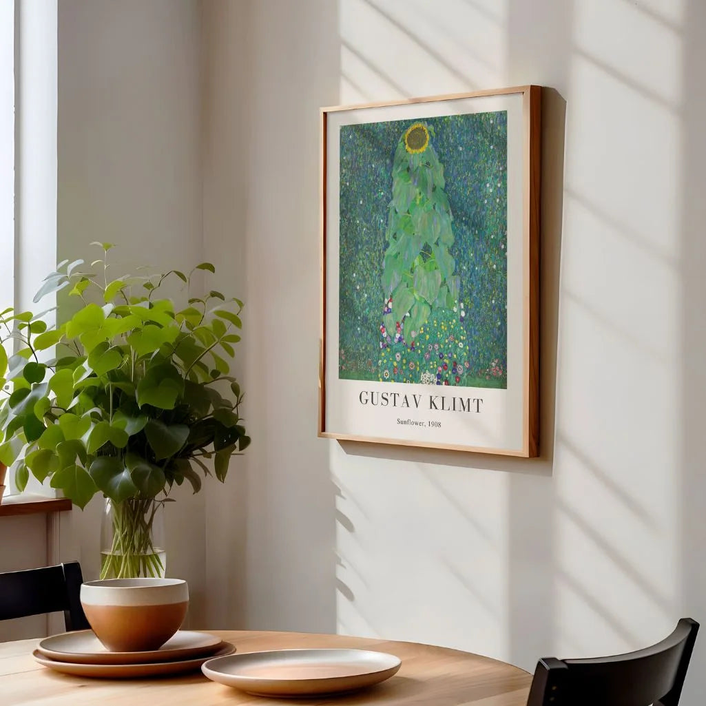 Gustav Klimt – Girasol Póster