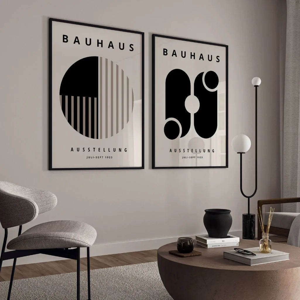 Armonía Bauhaus – Set de 2 pósteres