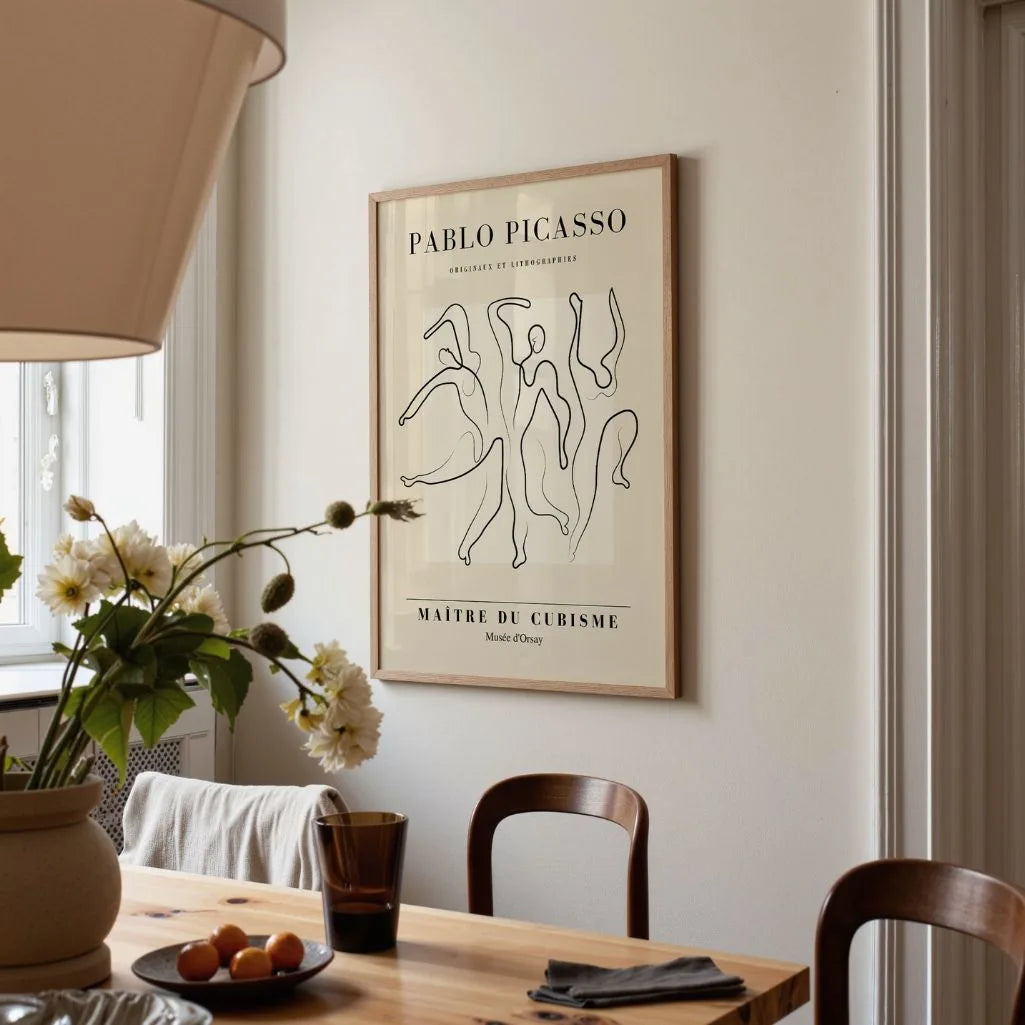Póster inspirado en Pablo Picasso – Danza de formas