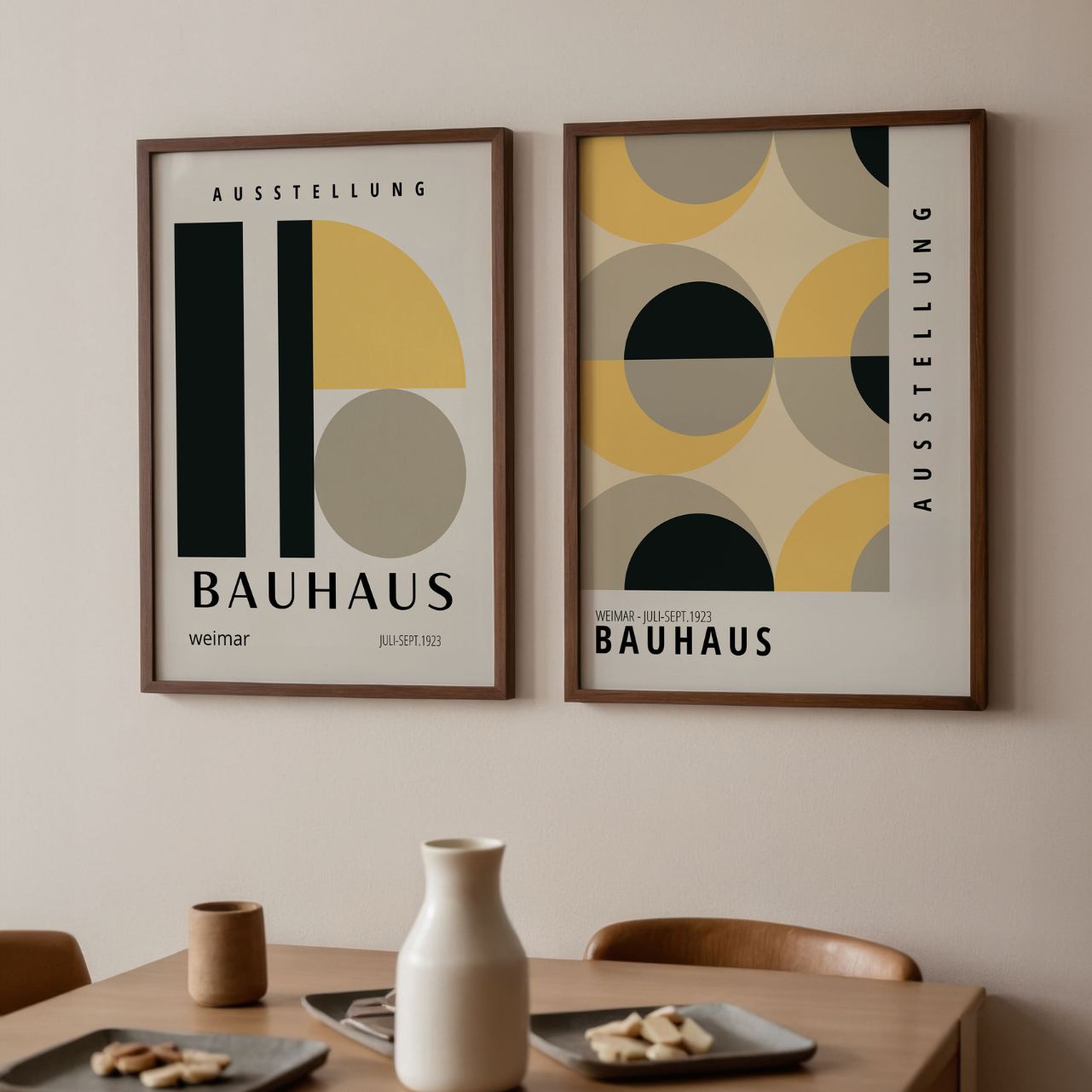 Bauhaus Geometría – Set de 2 pósteres