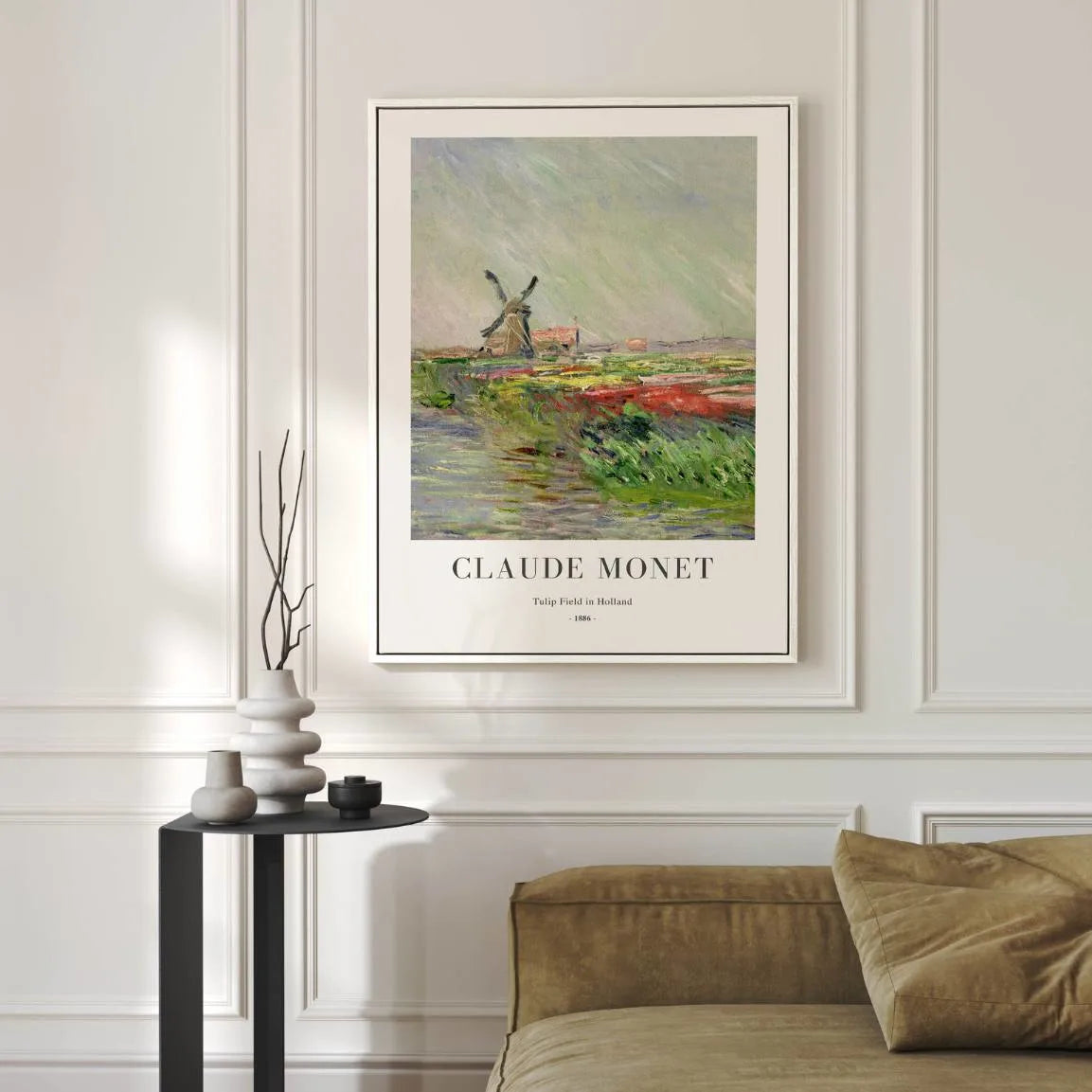 Monet Póster Tulipanes