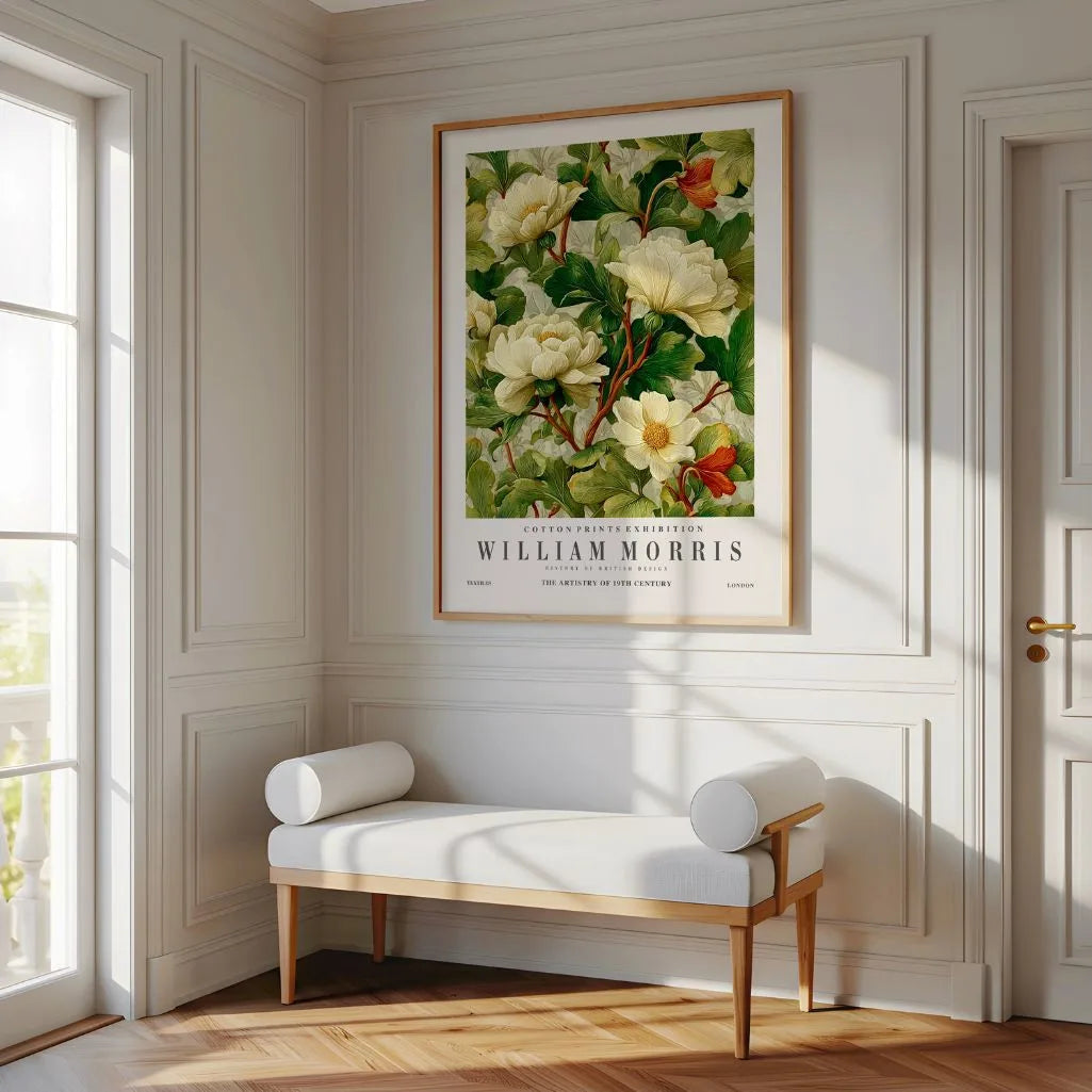 Póster – Flores Crema