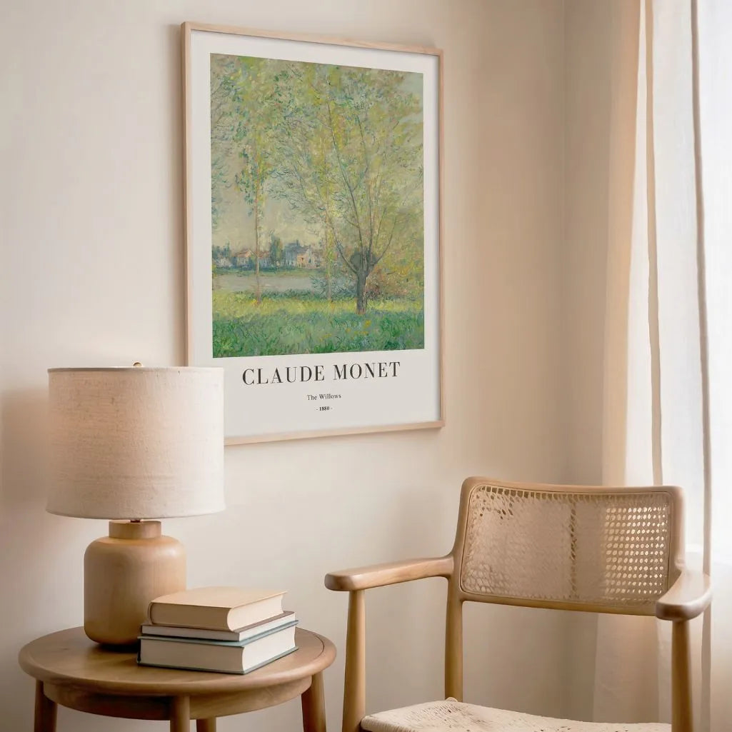 Póster Claude Monet – Los sauces