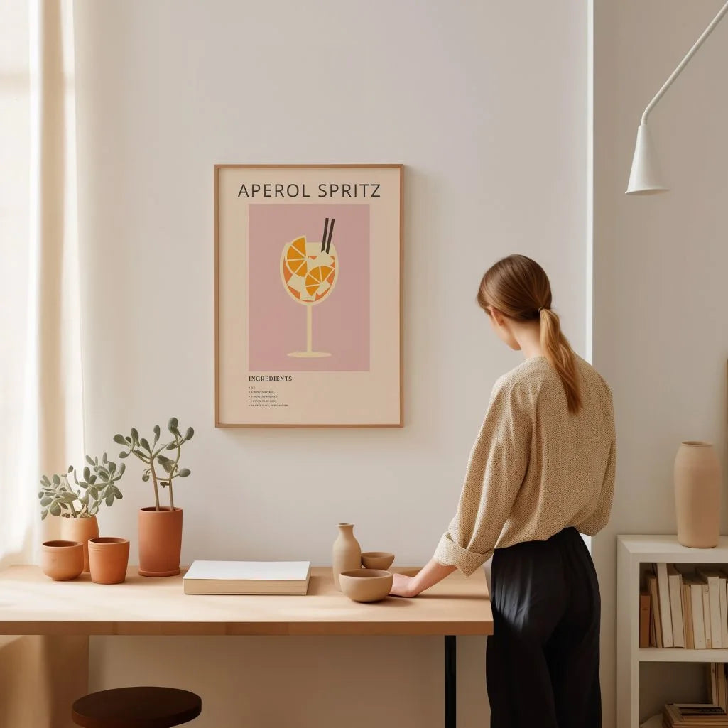 Póster Aperol Spritz Ilustración