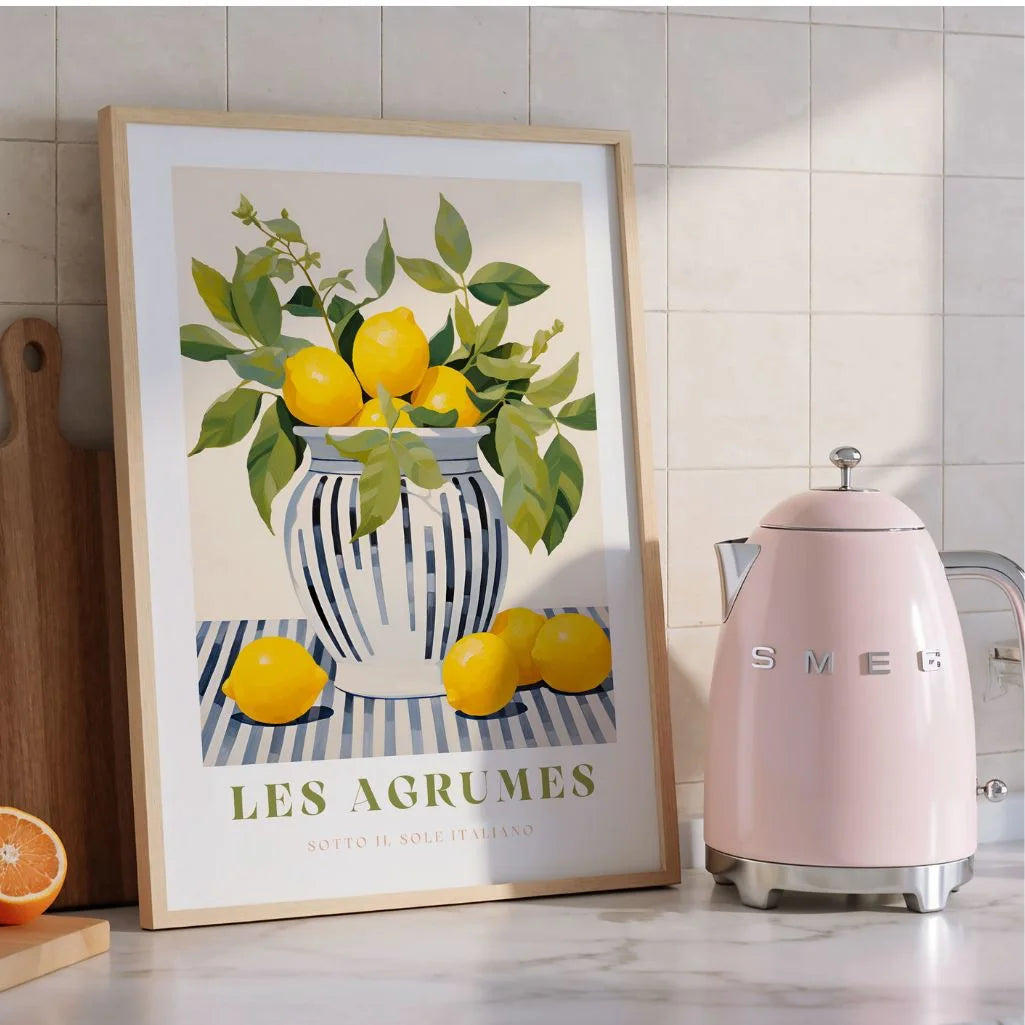 Póster Jarrón de Limones