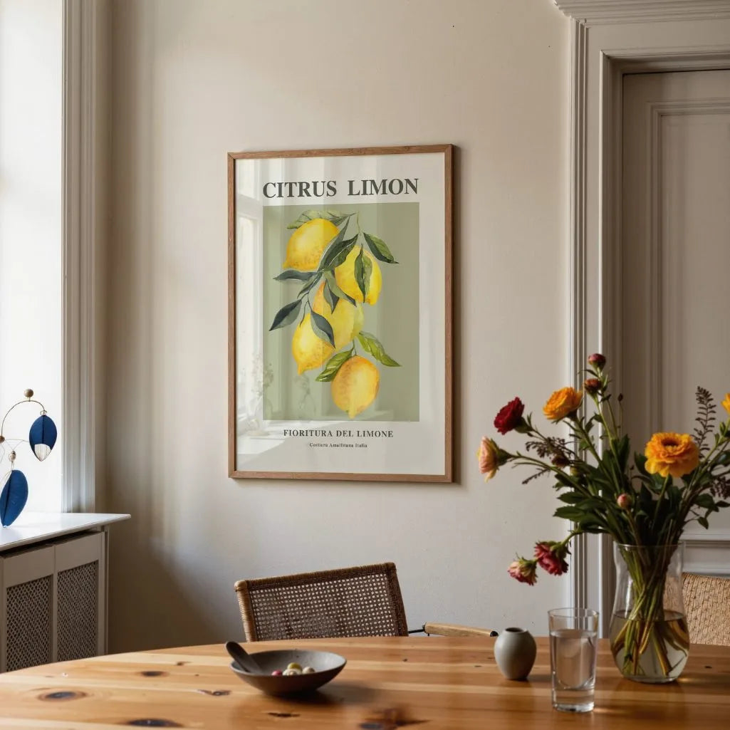 Póster Rama de Limones