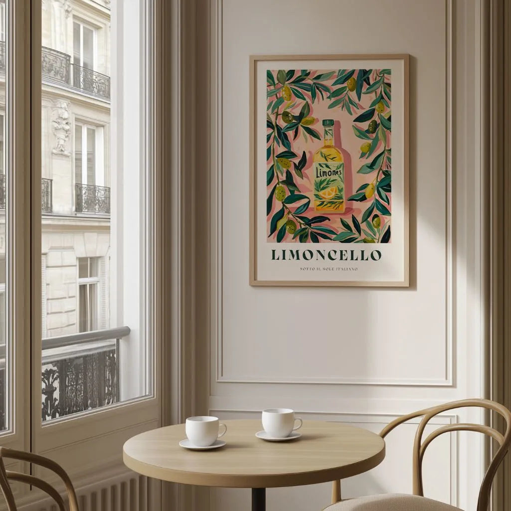 Póster Ilustración Limoncello